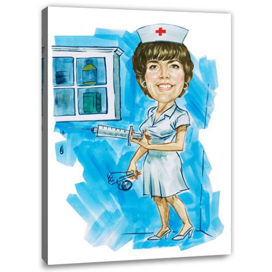 Bild von   erstellung karikatur krankenpfjpg | fotogeschenkideende 🎀 Geschenke mit eigenem Foto Motiv o Text