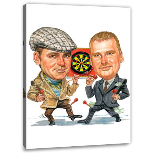 Bild von   erstellung karikatur dartspieljpg | fotogeschenkideende 🎀 Geschenke mit eigenem Foto Motiv o Text
