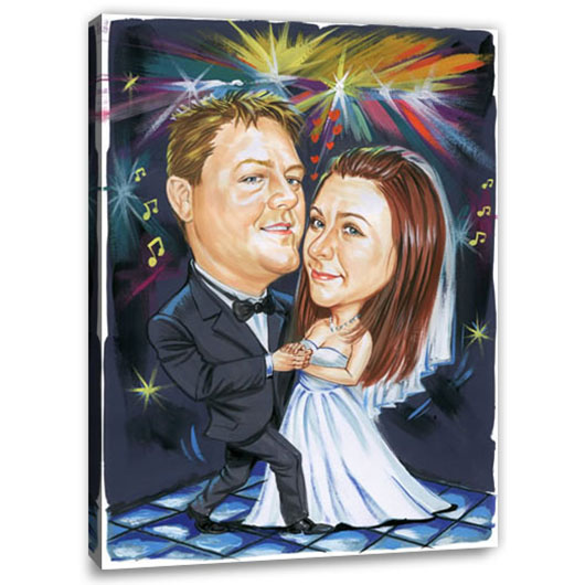Bild von   erstellung karikatur tanzendesjpg | fotogeschenkideende 🎀 Geschenke mit eigenem Foto Motiv o Text