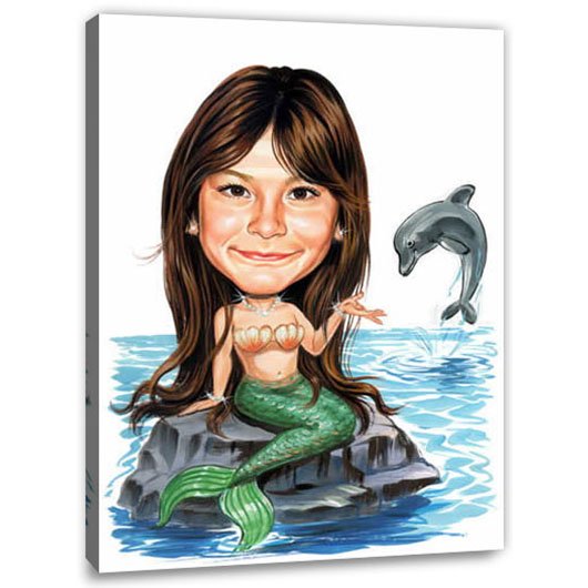 Bild von   erstellung karikatur nixe cjujpg | fotogeschenkideende 🎀 Geschenke mit eigenem Foto Motiv o Text