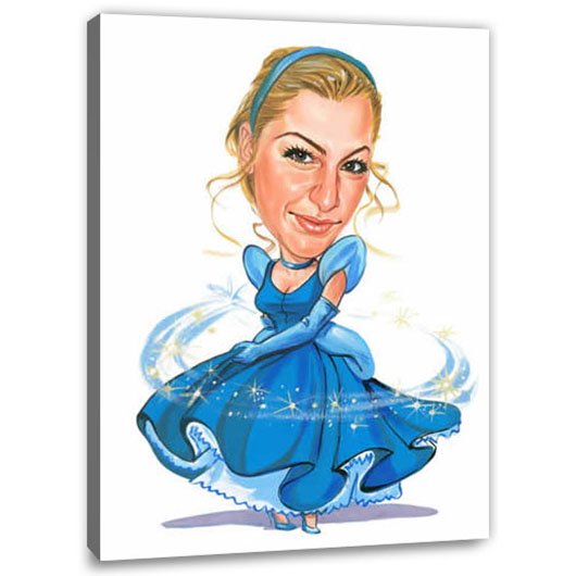 Bild von   erstellung karikatur blaue prijpg | fotogeschenkideende 🎀 Geschenke mit eigenem Foto Motiv o Text
