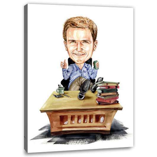 Erstellung Karikatur Im Bro (hd29), inkl. 1 Person