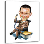 Bild von   erstellung karikatur managerjpg | fotogeschenkideende 🎀 Geschenke mit eigenem Foto Motiv o Text