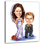 Bild von   erstellung karikatur angekettejpg | fotogeschenkideende 🎀 Geschenke mit eigenem Foto Motiv o Text