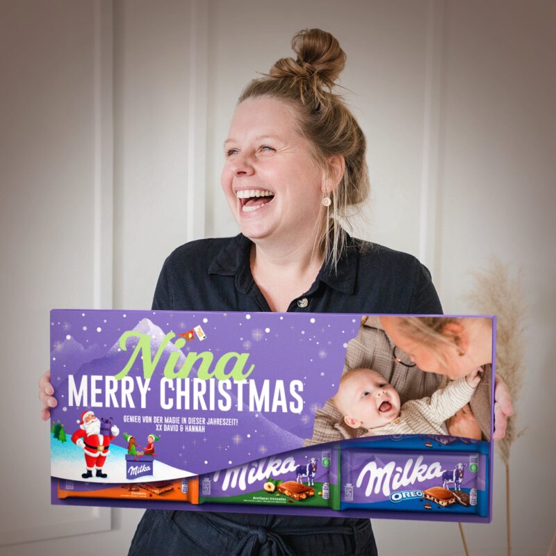 Bild von   grosse milka schokolade mit najpg | fotogeschenkideende 🎀 Geschenke mit eigenem Foto Motiv o Text