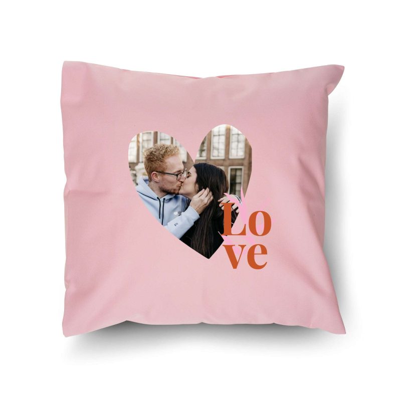 Bild von   kissen  x  cm rosa ojpg | fotogeschenkideende 🎀 Geschenke mit eigenem Foto Motiv o Text