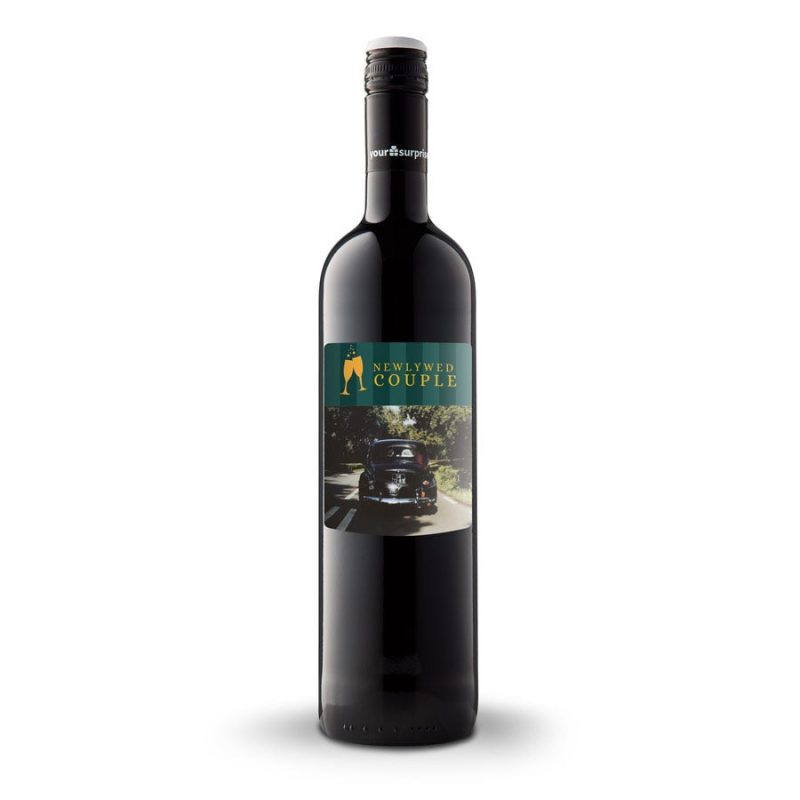 Bild von   wein mit bedrucktem etikettjpg | fotogeschenkideende 🎀 Geschenke mit eigenem Foto Motiv o Text