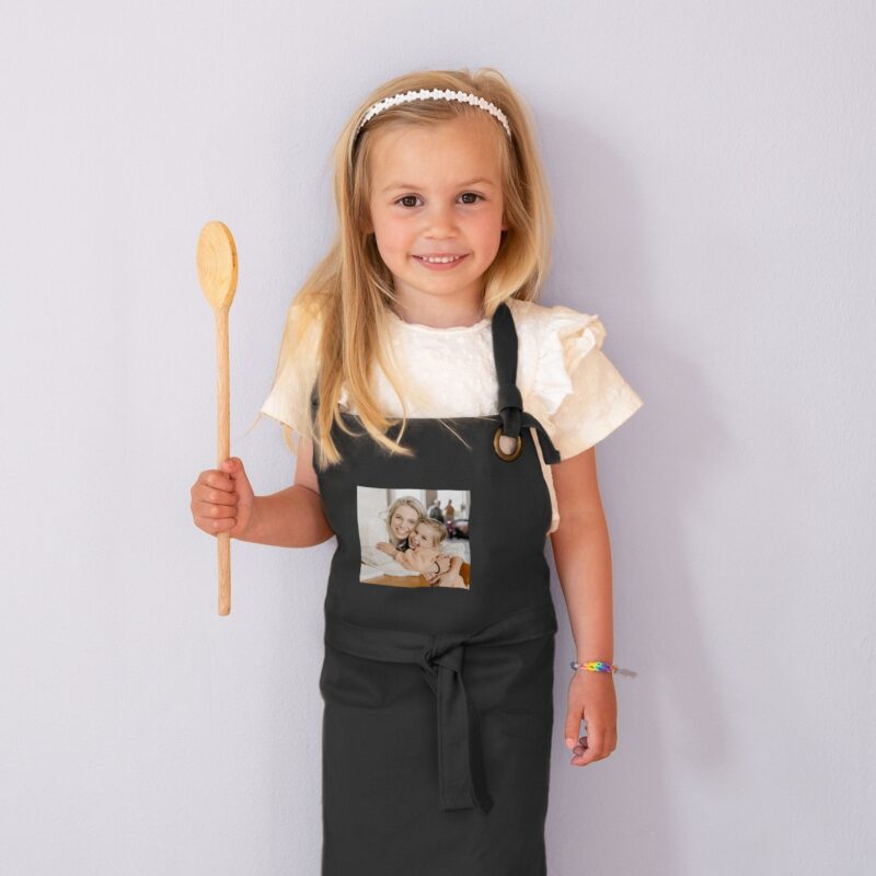 Bild von   kinderschuerze schwarzjpg | fotogeschenkideende 🎀 Geschenke mit eigenem Foto Motiv o Text