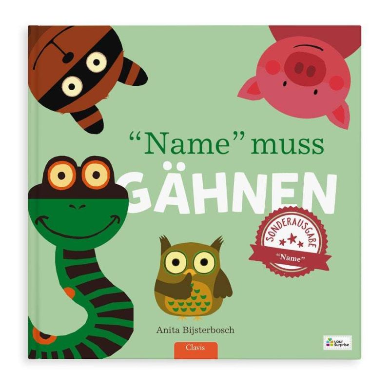Bild von   kinderbuch jeder gaehnt xxjpg | fotogeschenkideende 🎀 Geschenke mit eigenem Foto Motiv o Text
