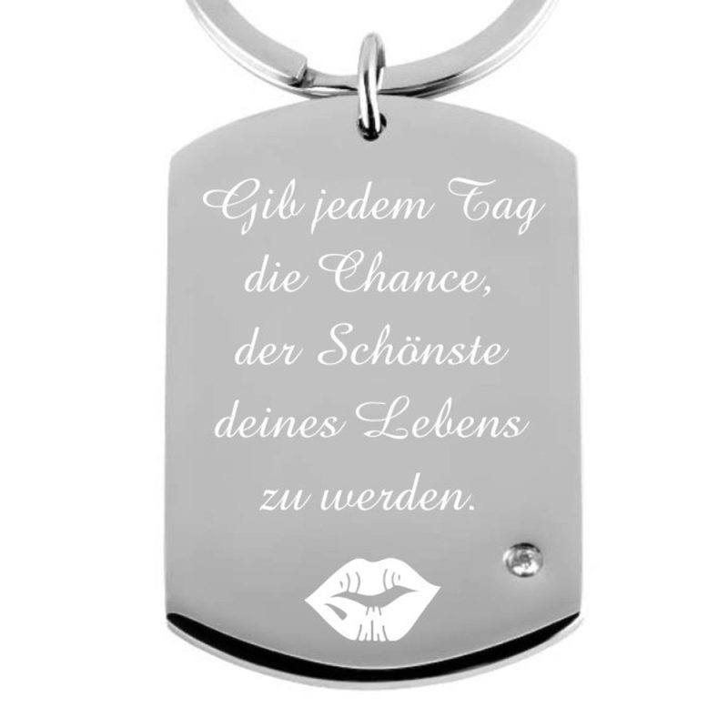 Bild von   edelstahl schluesselanhaengerjpg | fotogeschenkideende 🎀 Geschenke mit eigenem Foto Motiv o Text