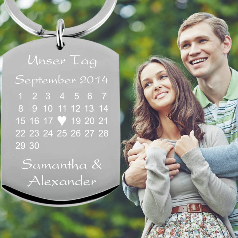 Bild von   edelstahl schluesselanhaengerpng | fotogeschenkideende 🎀 Geschenke mit eigenem Foto Motiv o Text