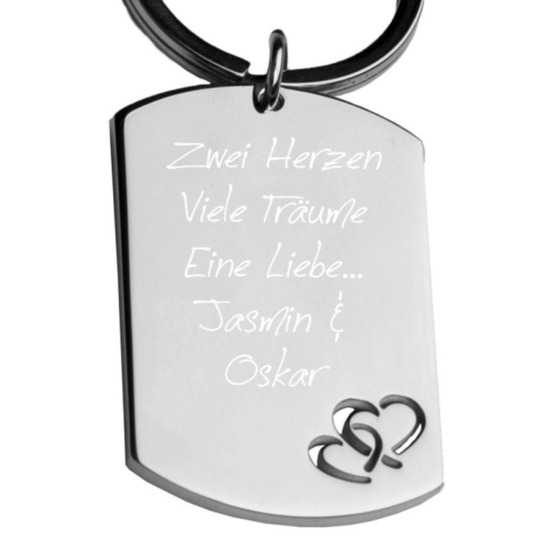 Bild von   edelstahl schluesselanhaengerjpg | fotogeschenkideende 🎀 Geschenke mit eigenem Foto Motiv o Text