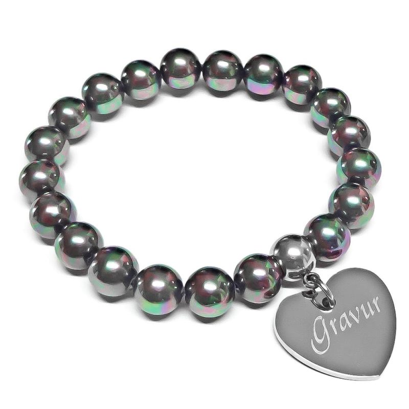Bild von   perlen armband mit gravur undjpg | fotogeschenkideende 🎀 Geschenke mit eigenem Foto Motiv o Text