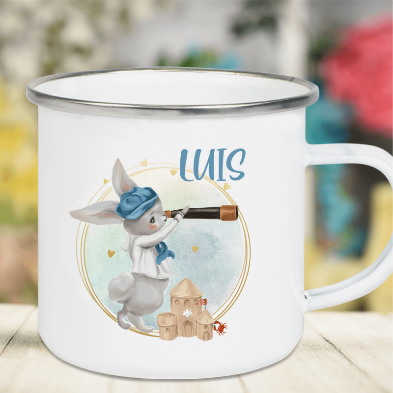 Bild von   emaille tasse kinder mit deinepng | fotogeschenkideende 🎀 Geschenke mit eigenem Foto Motiv o Text