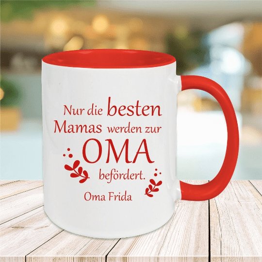 Bild von   tasse nur die besten mamas werpng | fotogeschenkideende 🎀 Geschenke mit eigenem Foto Motiv o Text