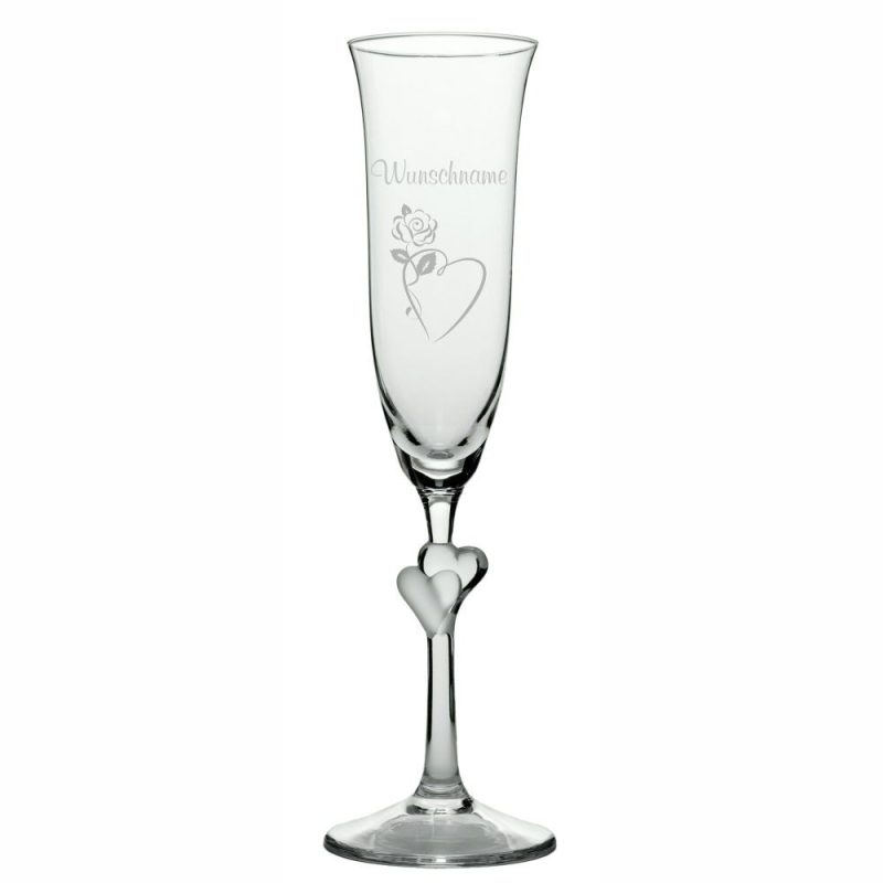 Bild von   sektglas lamour weiss mit wunjpg | fotogeschenkideende 🎀 Geschenke mit eigenem Foto Motiv o Text