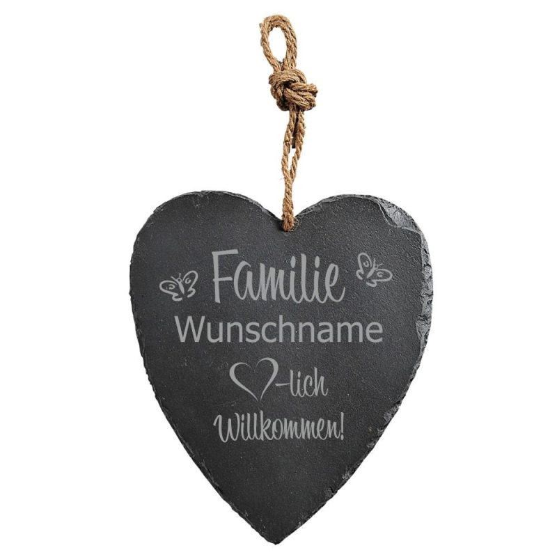 Bild von   herz schiefertafel mit gravurjpg | fotogeschenkideende 🎀 Geschenke mit eigenem Foto Motiv o Text