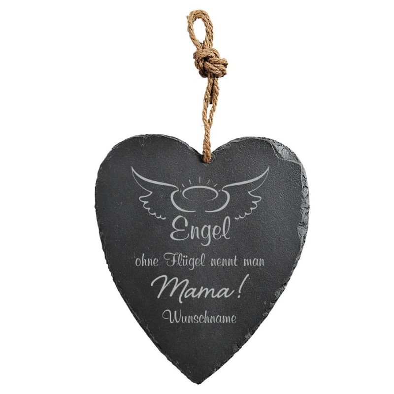 Bild von   schieferherz mit wunschname enjpg | fotogeschenkideende 🎀 Geschenke mit eigenem Foto Motiv o Text