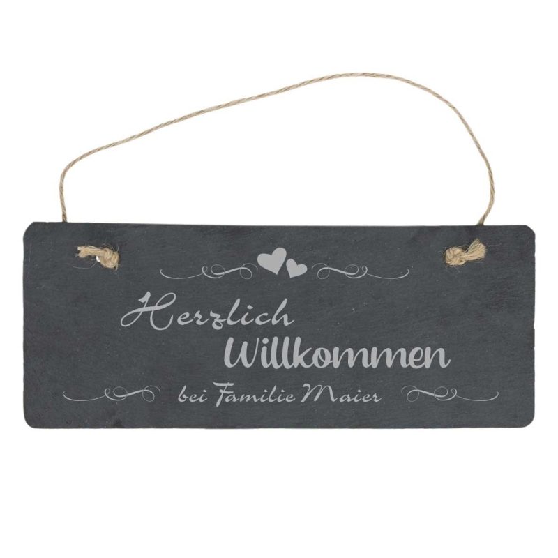 Bild von   tuerschild aus schiefer mit dejpg | fotogeschenkideende 🎀 Geschenke mit eigenem Foto Motiv o Text