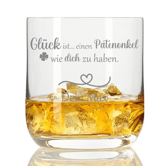 Bild von   whiskyglas mit gravur glueck ipng | fotogeschenkideende 🎀 Geschenke mit eigenem Foto Motiv o Text