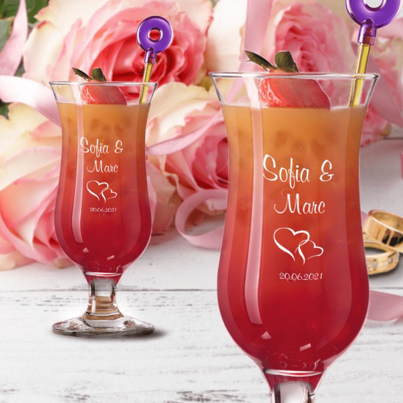 Bild von   cocktailglas set mit wunschnampng | fotogeschenkideende 🎀 Geschenke mit eigenem Foto Motiv o Text
