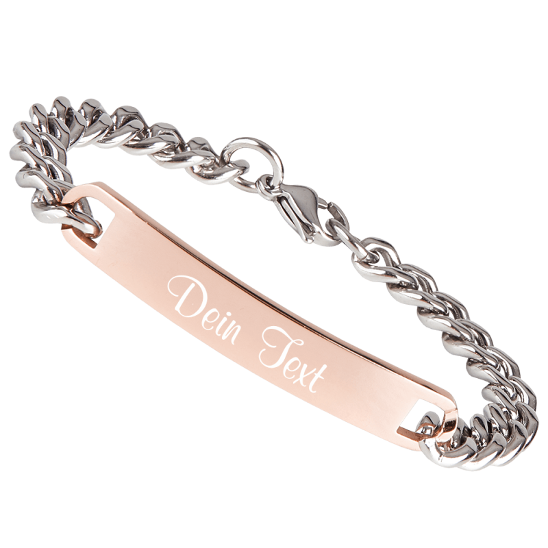 Bild von   panzer armband mit gravur edelpng | fotogeschenkideende 🎀 Geschenke mit eigenem Foto Motiv o Text