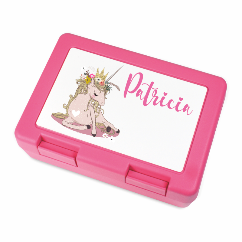 Bild von   brotdose mit namen einhorn flopng | fotogeschenkideende 🎀 Geschenke mit eigenem Foto Motiv o Text