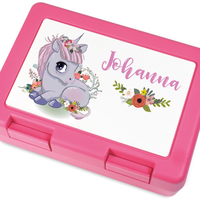 Bild von   brotdose mit namen einhorn babpng | fotogeschenkideende 🎀 Geschenke mit eigenem Foto Motiv o Text