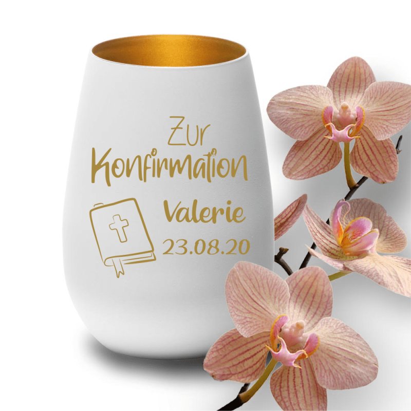 Bild von   windlicht mit gravur weiss golpng | fotogeschenkideende 🎀 Geschenke mit eigenem Foto Motiv o Text