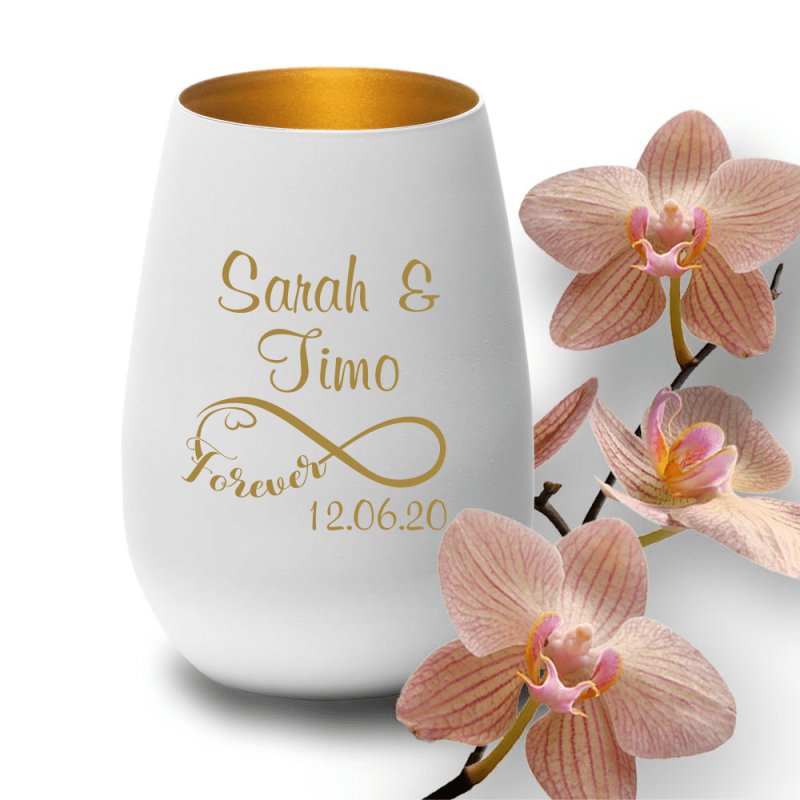 Bild von   windlicht mit gravur weiss golpng | fotogeschenkideende 🎀 Geschenke mit eigenem Foto Motiv o Text