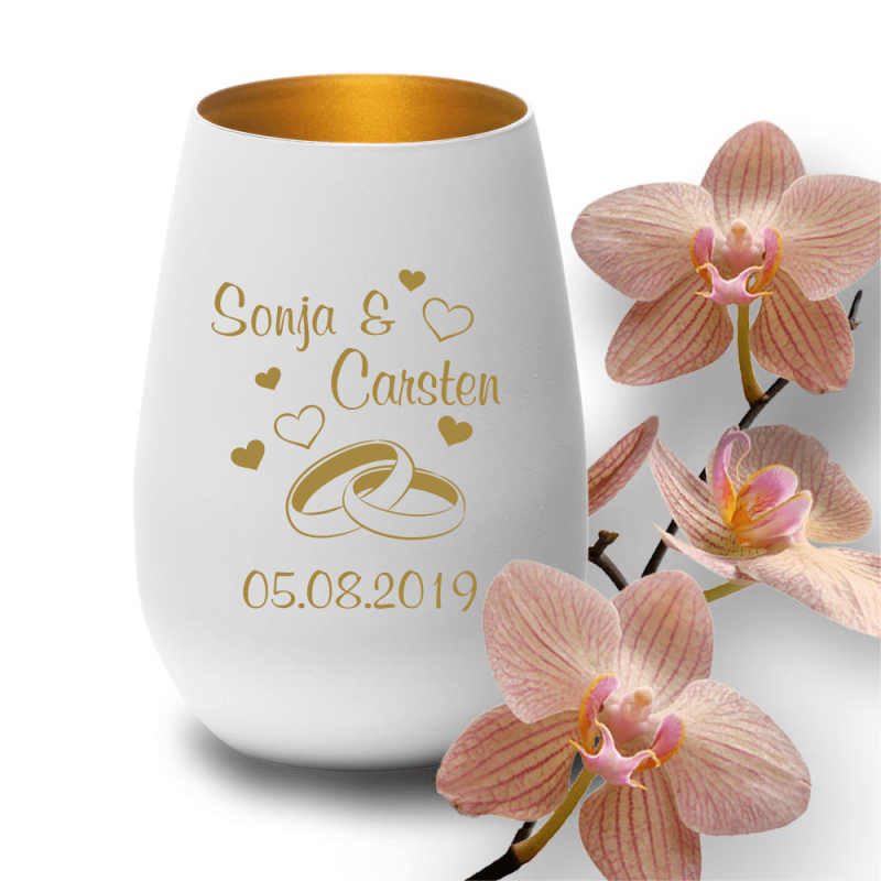 Bild von   windlicht mit gravur zur hochzpng | fotogeschenkideende 🎀 Geschenke mit eigenem Foto Motiv o Text