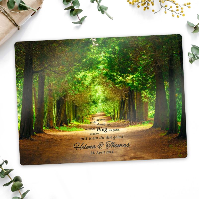 Bild von   aluschild ort gemeinsamer wegjpg | fotogeschenkideende 🎀 Geschenke mit eigenem Foto Motiv o Text