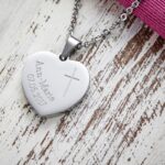 Bild von   herz anhaenger kette mit gravujpg | fotogeschenkideende 🎀 Geschenke mit eigenem Foto Motiv o Text