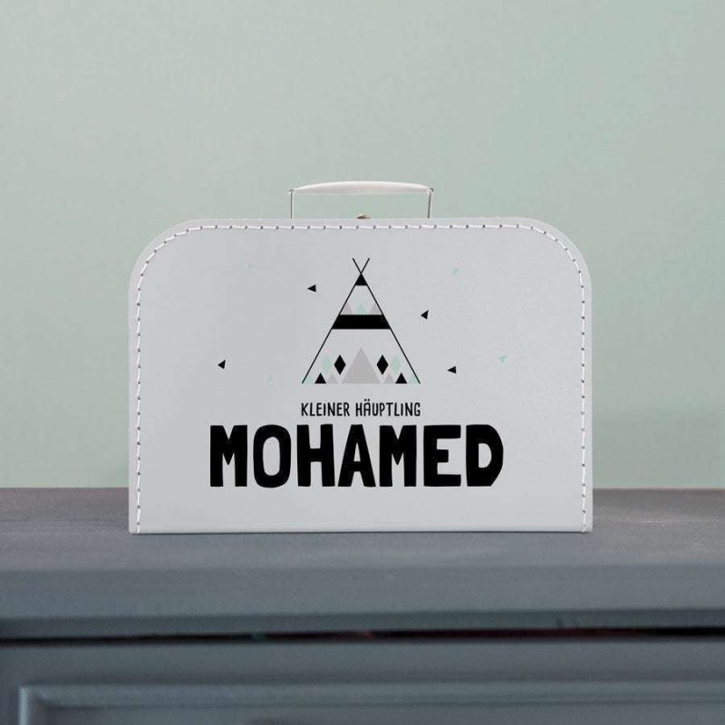 Bild von   kinderkoffer aus pappe mit namjpg | fotogeschenkideende 🎀 Geschenke mit eigenem Foto Motiv o Text