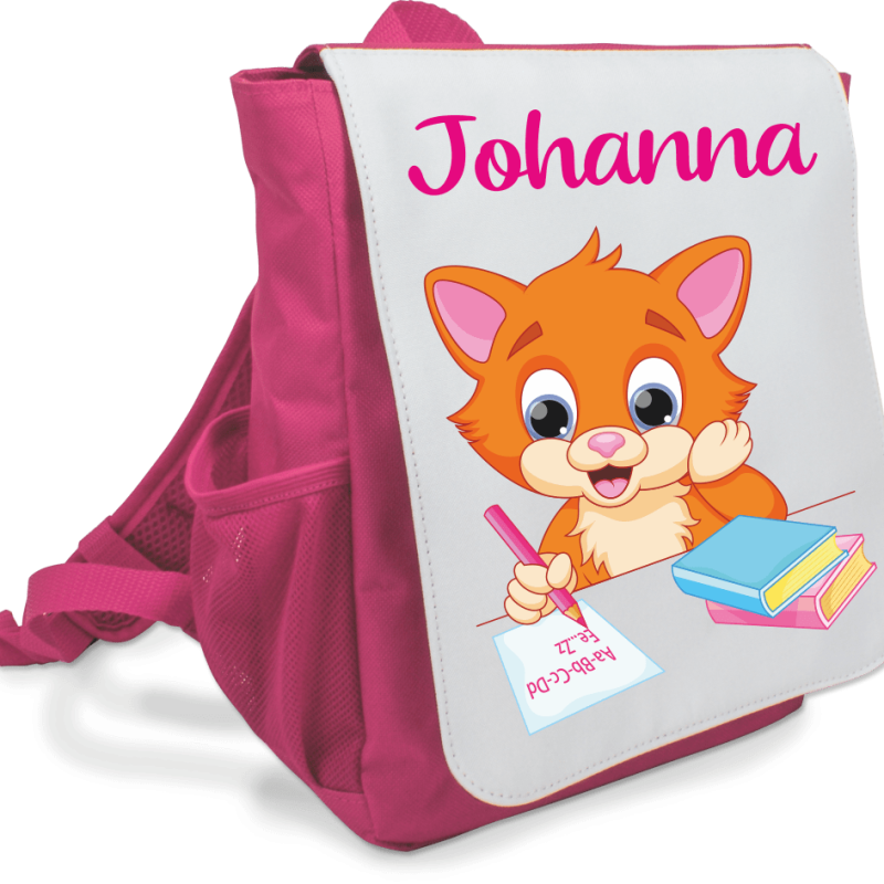Bild von   rucksack mit wunschnamen katzepng | fotogeschenkideende 🎀 Geschenke mit eigenem Foto Motiv o Text