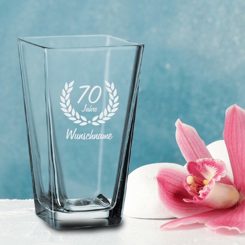 Bild von   vase zum  geburtstag mit depng | fotogeschenkideende 🎀 Geschenke mit eigenem Foto Motiv o Text