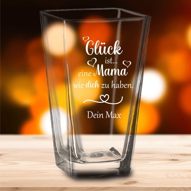 Bild von   personalisierte vase glueck ispng | fotogeschenkideende 🎀 Geschenke mit eigenem Foto Motiv o Text