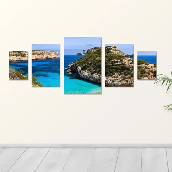 Bild von   fotowand split  felder panorajpg | fotogeschenkideende 🎀 Geschenke mit eigenem Foto Motiv o Text
