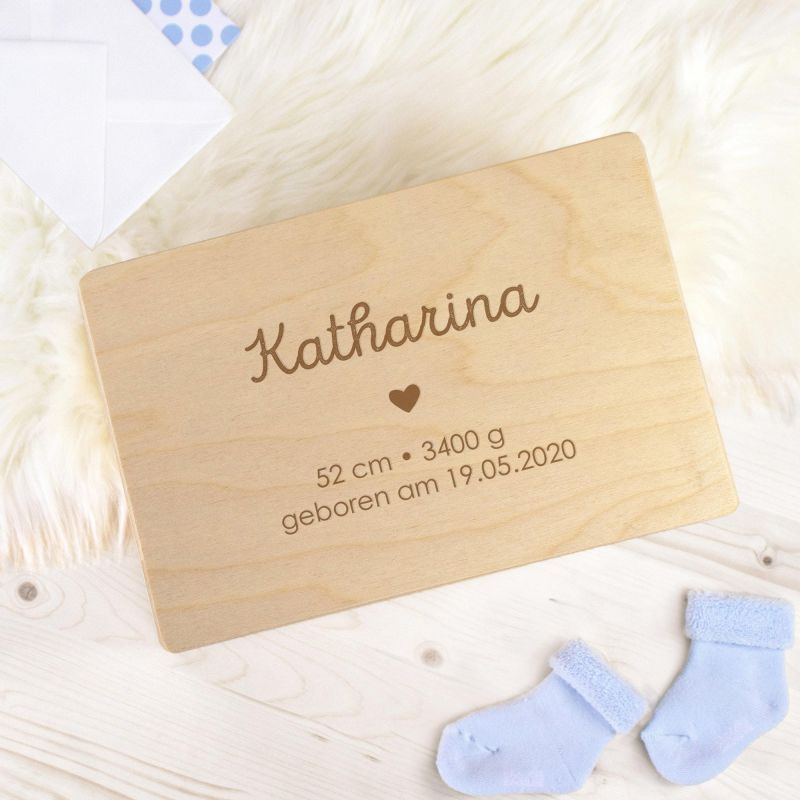 Bild von   keepsake box zur geburt mit injpg | fotogeschenkideende 🎀 Geschenke mit eigenem Foto Motiv o Text