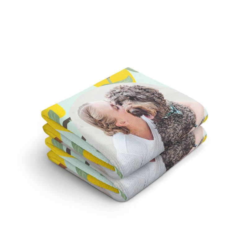 Bild von   gaestehandtuch komplett bedrucjpg | fotogeschenkideende 🎀 Geschenke mit eigenem Foto Motiv o Text