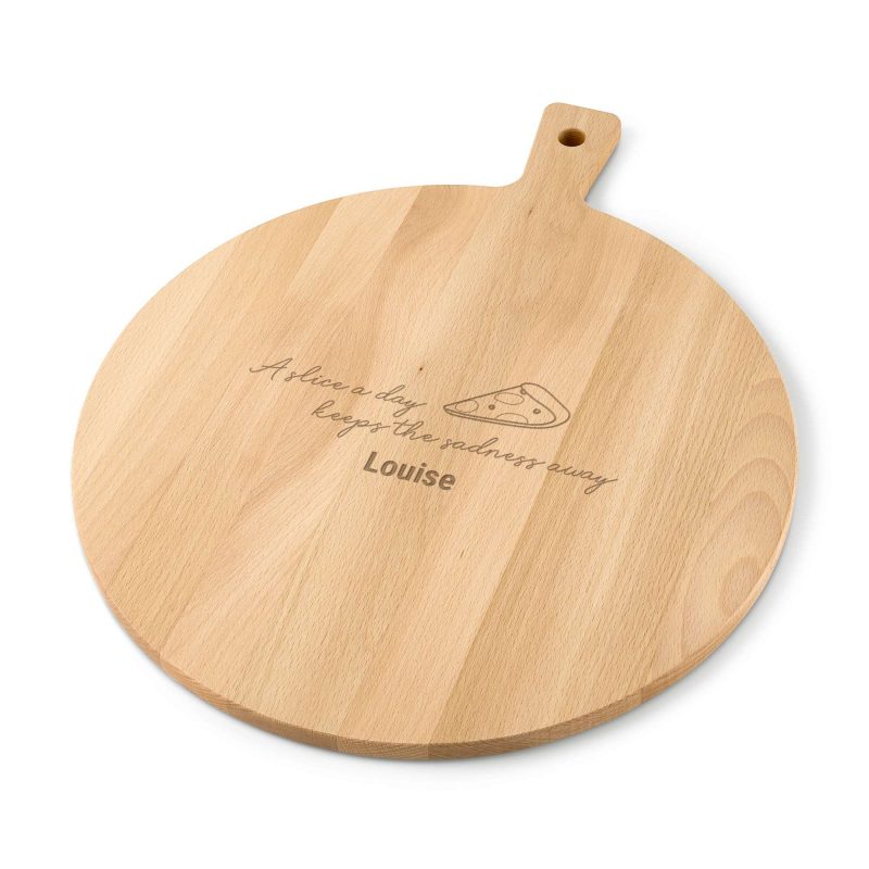 Bild von   pizzabrett mit gravur buchejpg | fotogeschenkideende 🎀 Geschenke mit eigenem Foto Motiv o Text