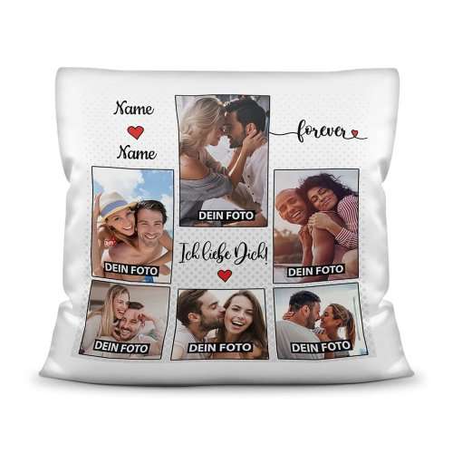 Bild von   kissen fotocollage ich liejpg | fotogeschenkideende 🎀 Geschenke mit eigenem Foto Motiv o Text