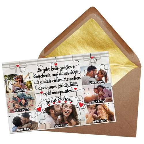 Bild von   foto puzzle mit sieben fotos ujpg | fotogeschenkideende 🎀 Geschenke mit eigenem Foto Motiv o Text