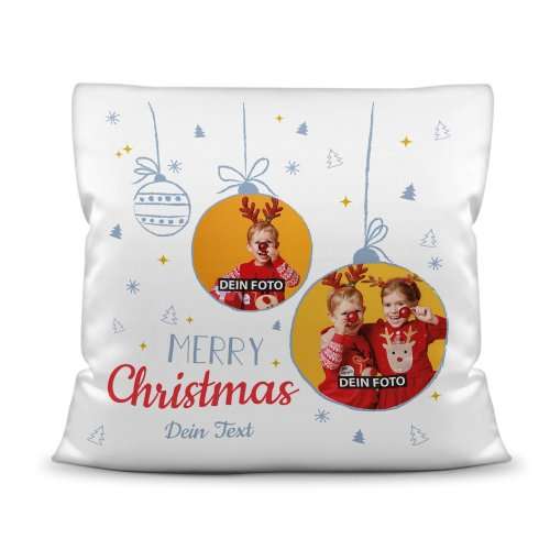 Bild von   kissen merry christmas mitjpg | fotogeschenkideende 🎀 Geschenke mit eigenem Foto Motiv o Text