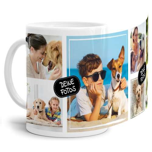 Bild von   tasse mit fotocollage verschjpg | fotogeschenkideende 🎀 Geschenke mit eigenem Foto Motiv o Text