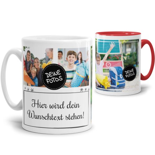 Bild von   tasse mit fotocollage und wunsjpg | fotogeschenkideende 🎀 Geschenke mit eigenem Foto Motiv o Text