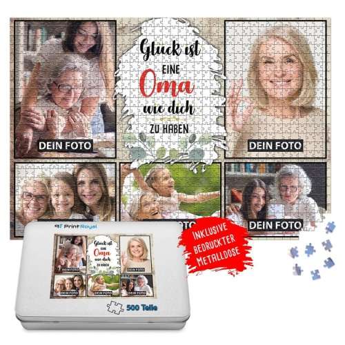 Bild von   foto puzzle far die oma glajpg | fotogeschenkideende 🎀 Geschenke mit eigenem Foto Motiv o Text