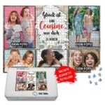 Bild von   foto puzzle fuer die cousinejpg | fotogeschenkideende 🎀 Geschenke mit eigenem Foto Motiv o Text