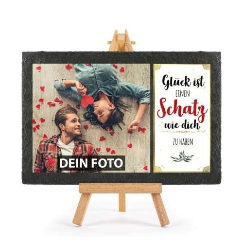 Bild von   schieferplatte fuer den schatzjpg | fotogeschenkideende 🎀 Geschenke mit eigenem Foto Motiv o Text