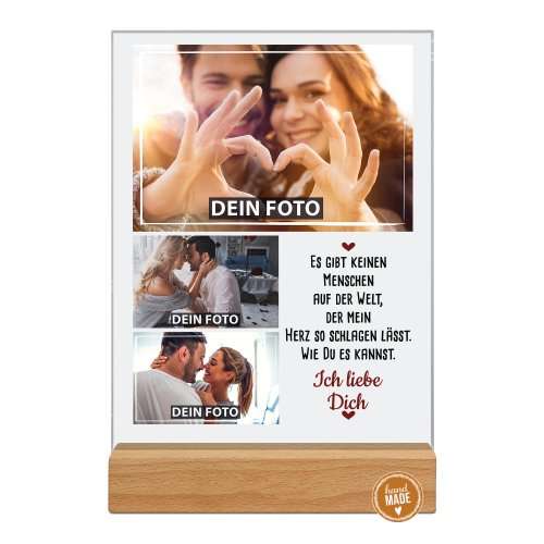 Bild von   fotoaufsteller mit fotocollagejpg | fotogeschenkideende 🎀 Geschenke mit eigenem Foto Motiv o Text